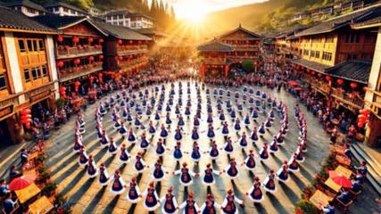 聯通“AI村晚”出圈 數字文化創意點亮美麗鄉村